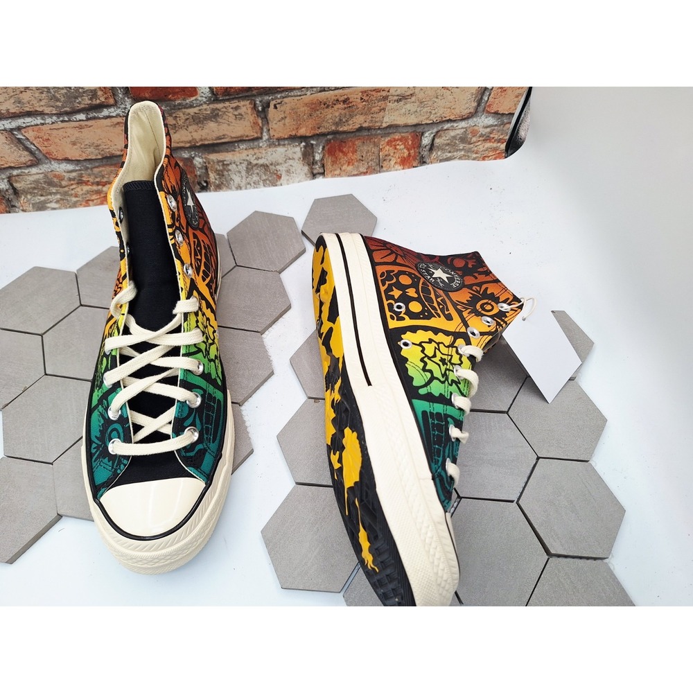 Converse Chuck 70‎ High Top Dia De Los Muertos Mens Size 11.5 A07985C New Rare - Picture 8 of 9